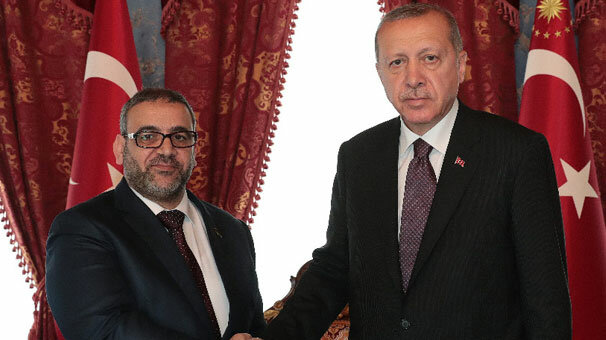 Erdoğan, Halid El-Meşri'yi kabul etti