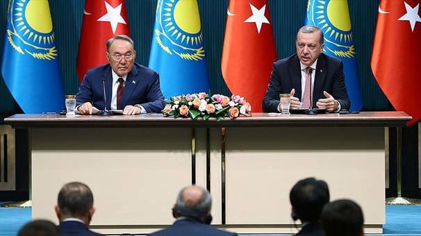Erdoğan ile Nazarbayev ortak hedefler için buluşacak