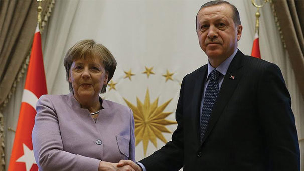 Erdoğan-Merkel görüşmesi...