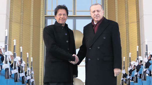 Erdoğan, Pakistan Başbakanı Han’ı kabul etti: Dayanışmamız devam edecek