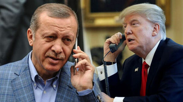 Erdoğan, Trump’la görüştü