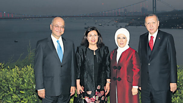 Erdoğan ve Salih bir araya geldi