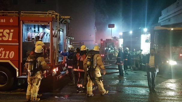 Esenyurt'ta fabrika yangını