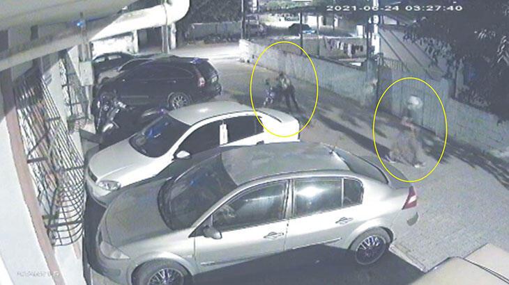 Etek giyip, eşarp bağlayan erkek hırsız yakalandı