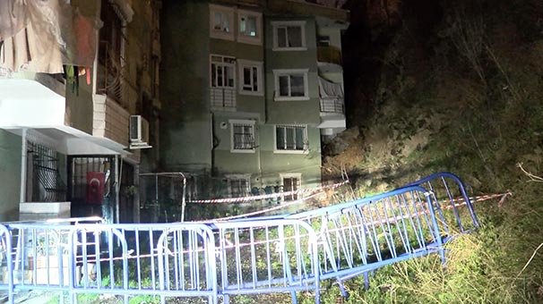 Eyüpsultan'da toprak kayması: Önlem alındı