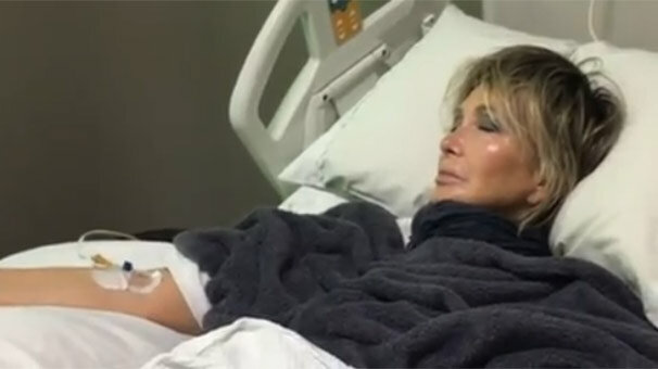 Filiz Akın’a serum tedavisi