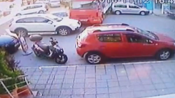 Freni patlayan kamyon dehşeti kamerada