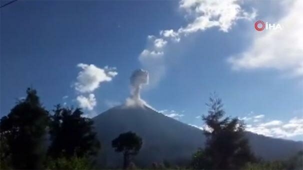 Fuego yanardağı için alarm seviyesi artırıldı