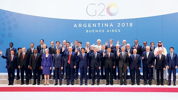 G-20’de ikili görüşme trafiği