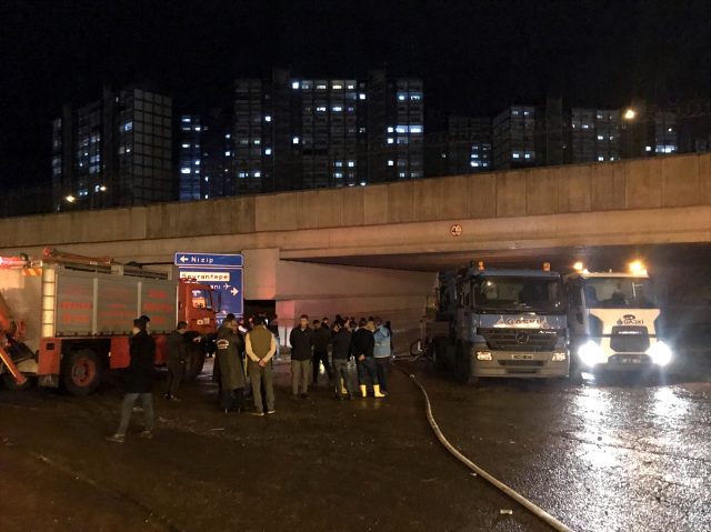 Gaziantep'te şiddetli yağış
