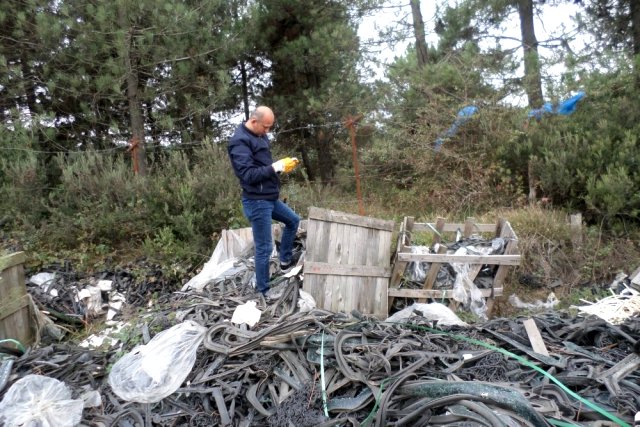 Gebze'de kaçak atıkla mücadele sürüyor