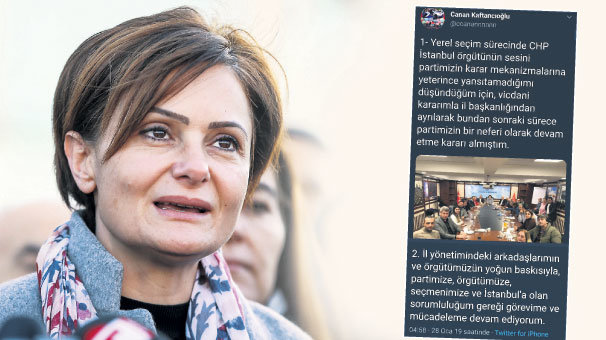 Gece istifa etti sabaha karşı vazgeçti