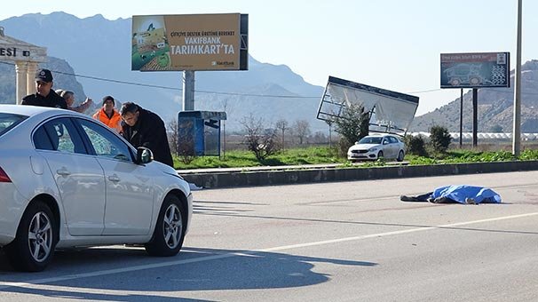 Geriye bu görüntü kaldı... Feci son!