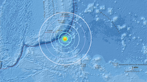 Guam'da 6.4 büyüklüğünde deprem
