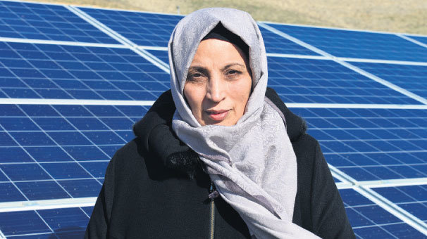 ‘Güneş’ ekip elektrik biçti