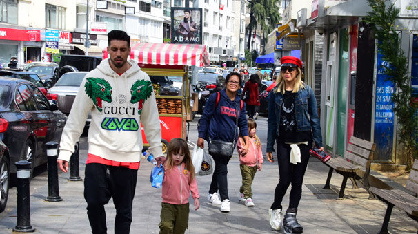 Güzel havanın tadını çıkardılar
