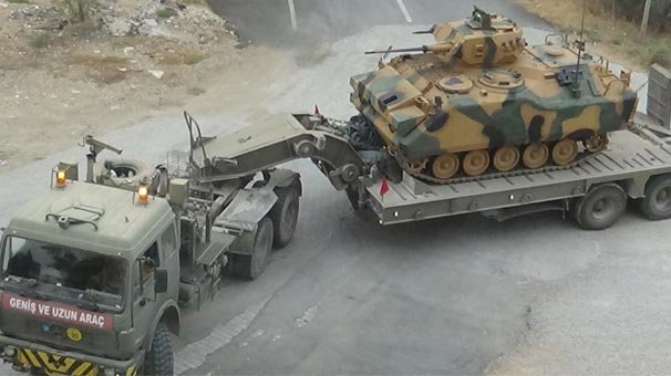 Hatay'da askeri hareketlilik