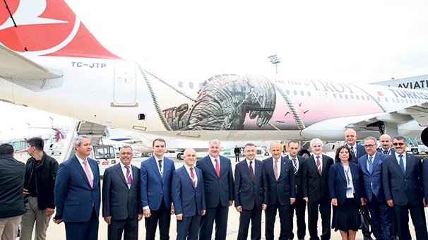 Havada  yoğun trafik!