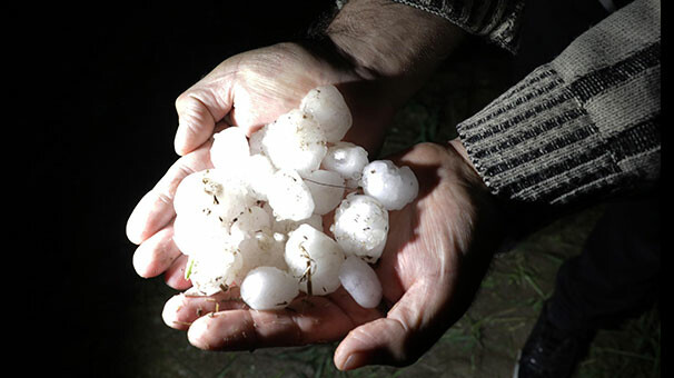 Haziran ayında dolu sürprizi
