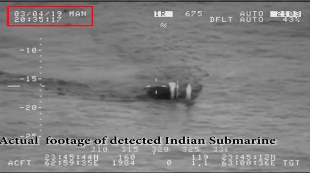 Hint denizaltısı Pakistan donanması tarafından engellendi