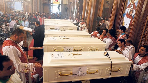 Hıristiyan hacılar defnedildi