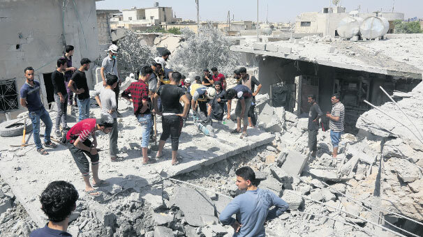 Idlib’e saldırılar sürüyor