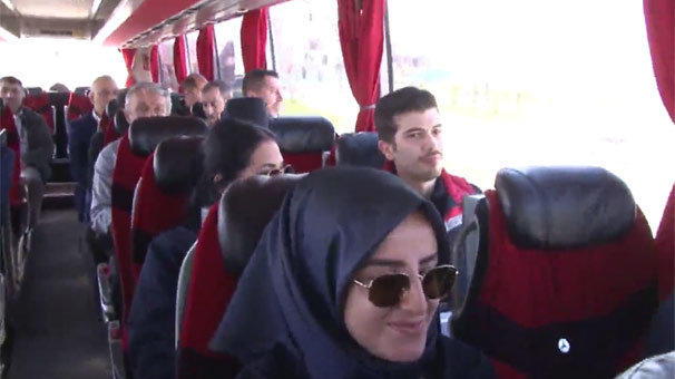 İlk kafile İstanbul Yeni Havalimanı'na ulaştı