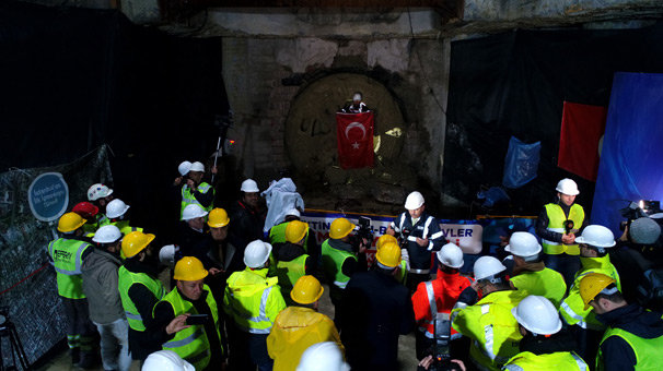 İlk yerli makine ile içme suyu tüneli kazı çalışmaları tamamlandı