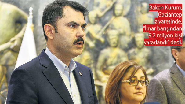 İmar Barışı’ndan 10.3 milyar geldi