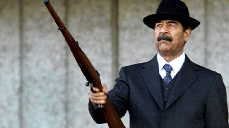 Irak'ta Saddam sloganları