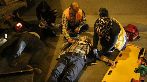 İstanbul'da korkunç kaza... Bir an olsun elini bırakmadı