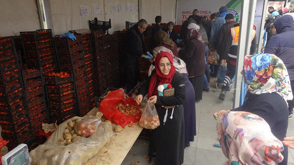 İstanbul'da tanzim noktasına büyük ilgi