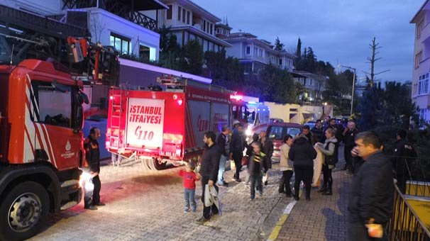 İstanbul'da yangın paniği