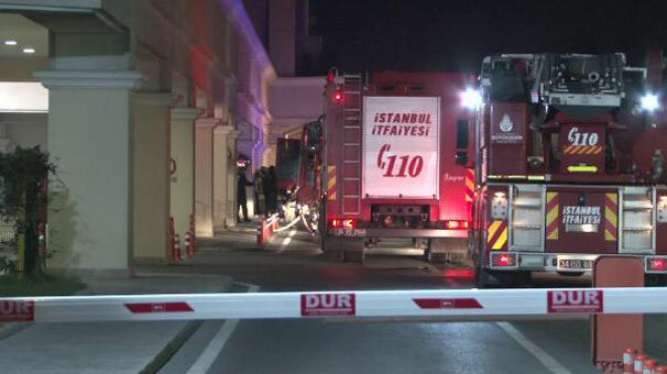 İstanbul'daki sitede hareketli dakikalar!