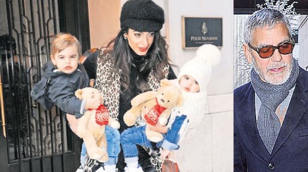 İşte Clooney ikizleri