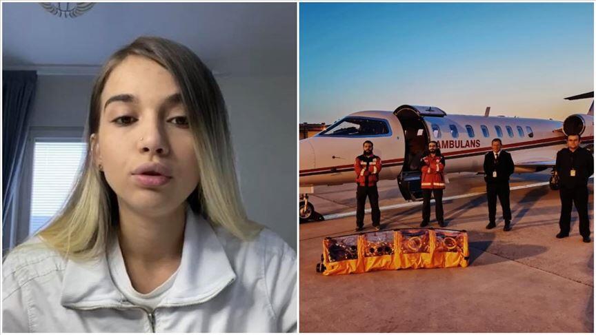 İsveç'teki Türk hastanın kızlarından teşekkür mesajı