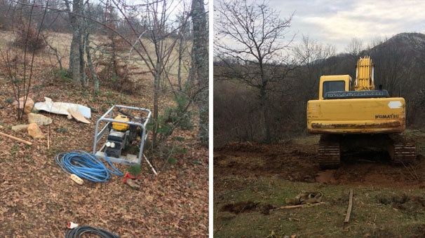 Jandarma operasyonda ele geçirdi! İş makinesini de kullanmışlar