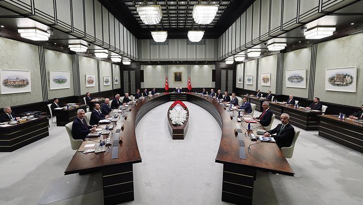 Kabine, Cumhurbaşkanı Erdoğan başkanlığında toplandı