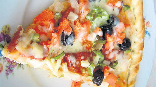 Kahvaltıda gevrek yerine pizza