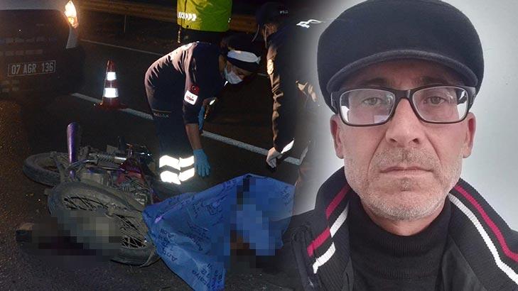 Kamyona arkadan çarpan motosikletli hayatını kaybetti!