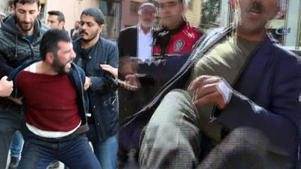 Kan gövdeyi götürdü! O kameramana saldırdı...