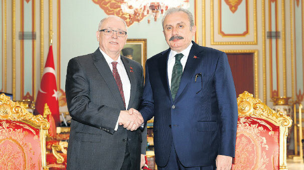 Kanada Senatosu Başkanı Şentop’un konuğu oldu