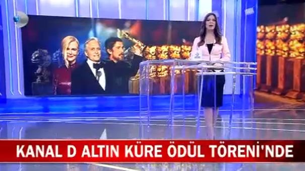Kanal D Altın Küre Ödül Töreni'nde