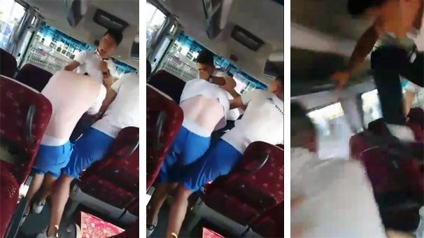Kanlar içerisinde bırakana kadar dövdüler!
