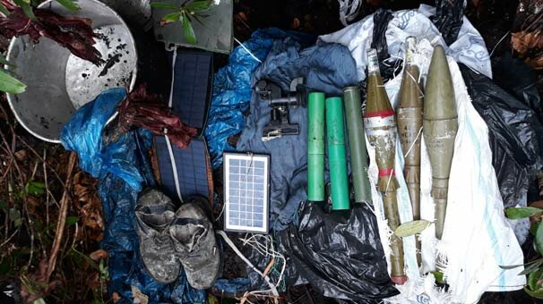 Karadeniz'de PKK'ya ait mühimmat deposu imha edildi