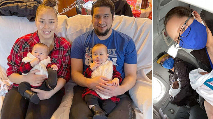 Karantinada doğan ikizler 9 ay sonra evine döndü