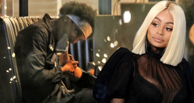 Kardashian ailesinin eski gelini Blac Chyna, erkek arkadaşına ayağını öptürdü