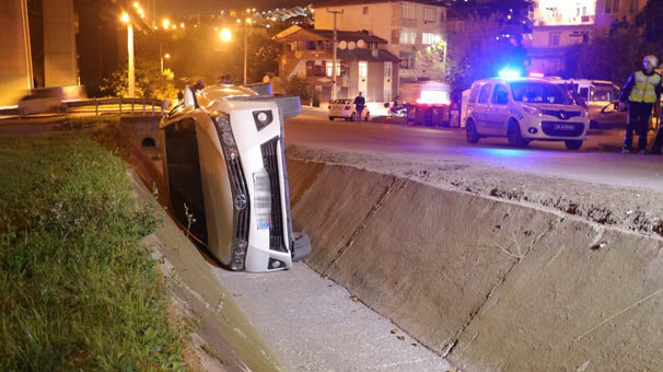 Karı koca kavgası su kanalında bitti!
