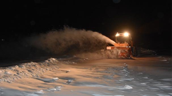 Kars’ta bir kişi donmaktan son anda kurtuldu