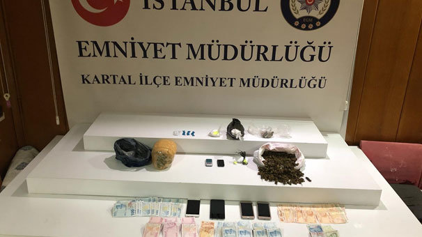 Kartal polisinden narkotik operasyonu